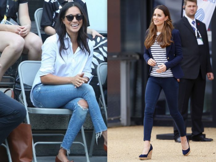 Meghan Markle e Kate Middleton: i look a confronto